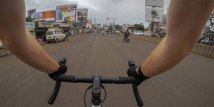 Riding A Bike In India