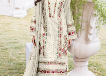 white Pakistani suit
