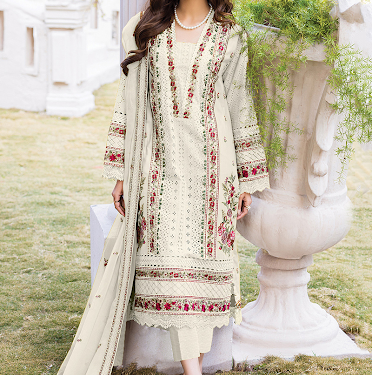 white Pakistani suit