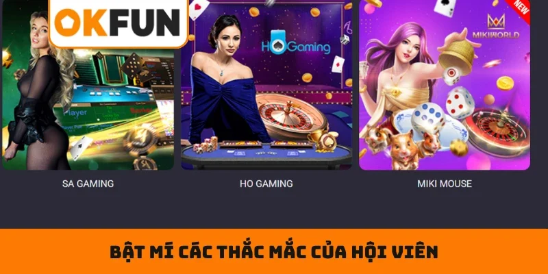 Bật mí các thắc mắc của hội viên về sảnh game bài online